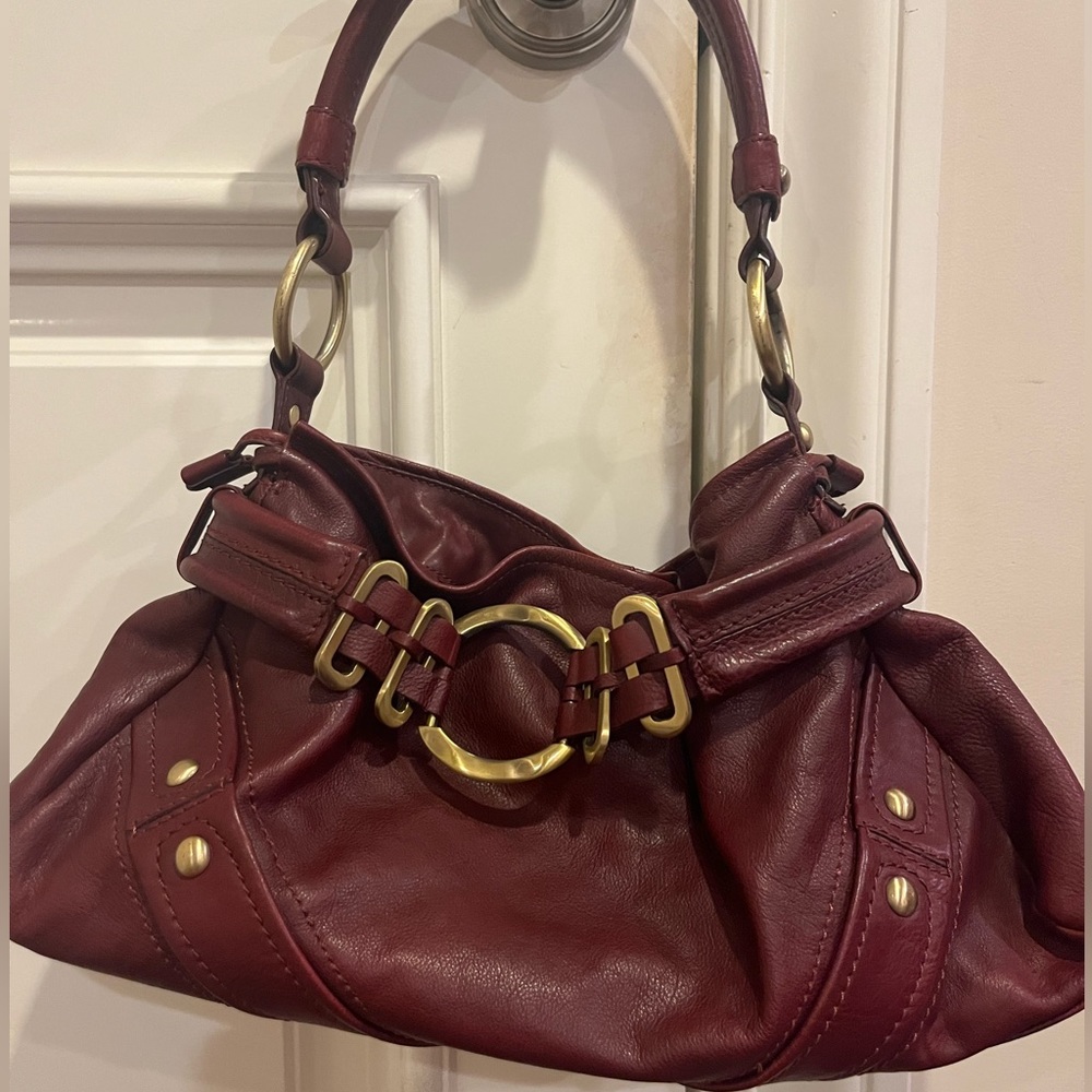 Via Spiga Burgundy Shoulder Bag - Great Condition